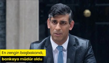En zengin başbakandı, bankaya müdür oldu