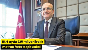 İlk 6 ayda 225 milyar liralık matrah farkı tespit edildi