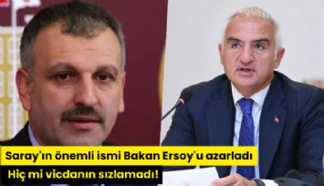 Saray'ın önemli ismi Bakan Ersoy'u azarladı: Hiç mi vicdanın sızlamadı!
