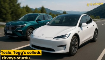 Tesla, Togg'u solladı, zirveye oturdu