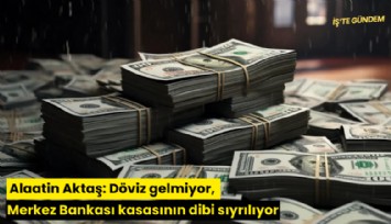 Alaatin Aktaş: Döviz gelmiyor, Merkez Bankası kasasının dibi sıyrılıyor