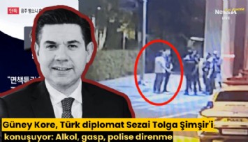 Güney Kore, Türk diplomat Sezai Tolga Şimşir'i konuşuyor: Alkol, gasp, polise direnme