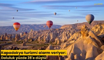 Kapadokya turizmi alarm veriyor: Doluluk yüzde 28'e düştü