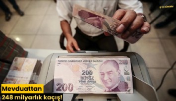 Mevduattan 248 milyarlık kaçış!