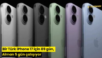 Bir Türk iPhone 17 için 89 gün, Alman 5 gün çalışıyor