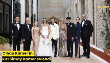 Cihan Kamer'in kızı Simay Kamer evlendi