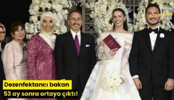 Dezenfektancı bakan 53 ay sonra ortaya çıktı!