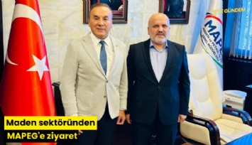 Maden sektöründen MAPEG'e ziyaret