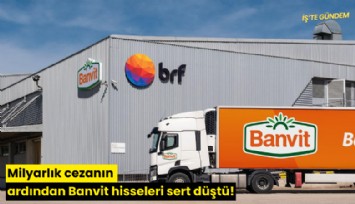 Milyarlık cezanın ardından Banvit hisseleri sert düştü!