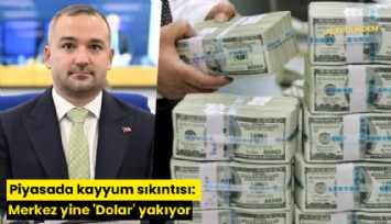 Piyasada kayyum sıkıntısı: Merkez yine 'Dolar' yakıyor
