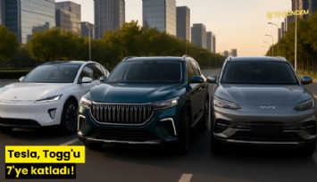 Tesla, Togg'u 7'ye katladı!