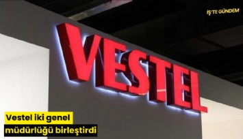 Vestel iki genel müdürlüğü birleştirdi