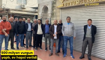 500 milyon vurgun yaptı, ev hapsi verildi