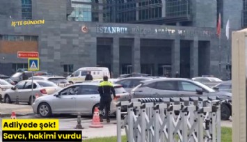 Adliyede şok! Savcı, hakimi vurdu