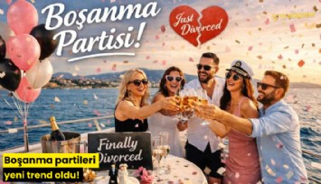 Boşanma partileri yeni trend oldu!