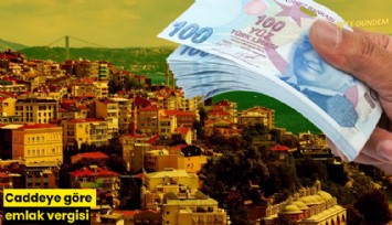 Caddeye göre emlak vergisi