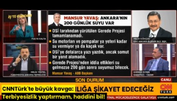 CNNTürk'te büyük kavga: Terbiyesizlik yaptırmam, haddini bil!
