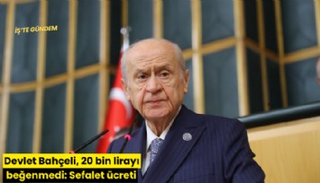 Devlet Bahçeli, 20 bin lirayı beğenmedi: Sefalet ücreti