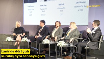 İzmir'de dört çatı kuruluş aynı sahneye çıktı