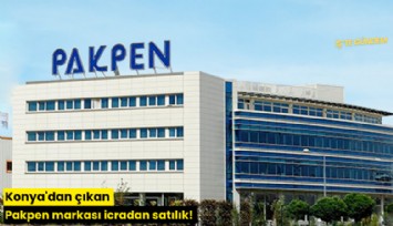 Konya'dan çıkan Pakpen markası icradan satılık!