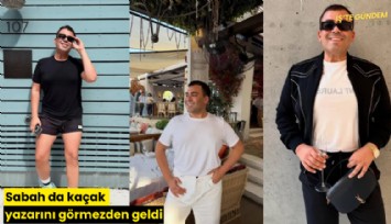 Sabah da kaçak yazarını görmezden geldi