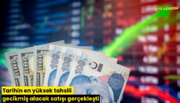 Tarihin en yüksek tahsili gecikmiş alacak satışı gerçekleşti
