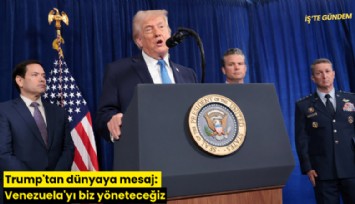 Trump'tan dünyaya mesaj: Venezuela'yı biz yöneteceğiz