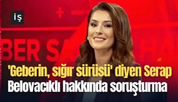 'Geberin, sığır sürüsü' diyen Serap Belovacıklı hakkında soruşturma