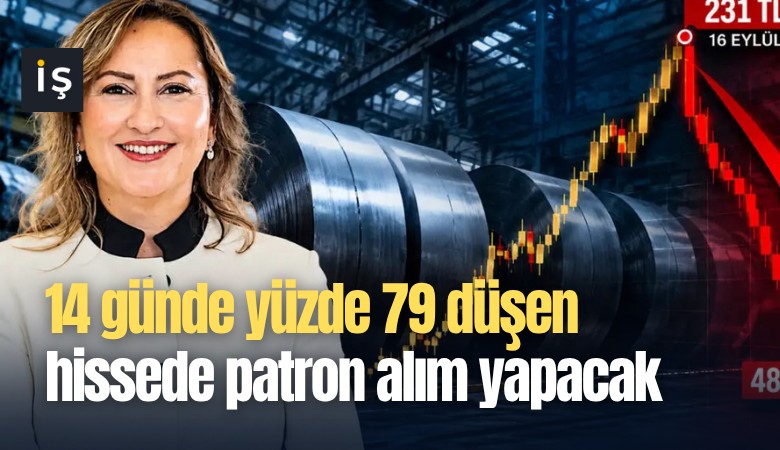 14 günde yüzde 79 düşen hissede patron alım yapacak