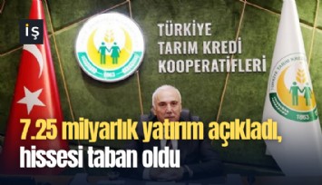 7.25 milyarlık yatırım açıkladı, hissesi taban oldu
