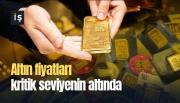 Altın fiyatları kritik seviyenin altında