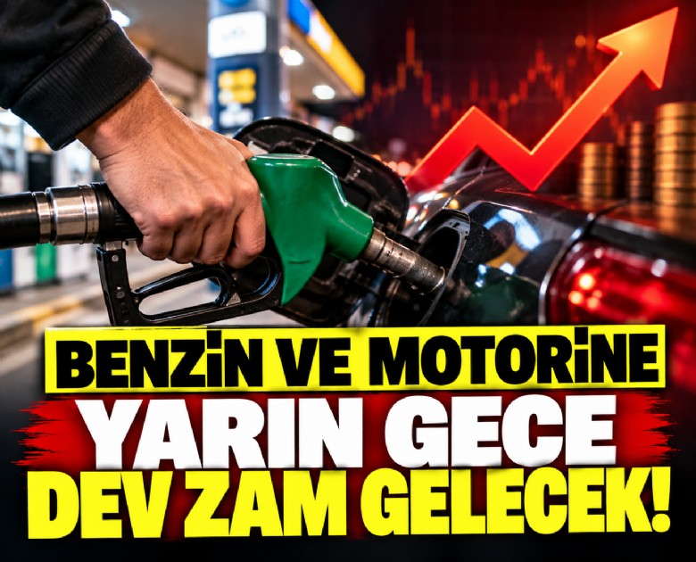 Benzin ve motorine yarın gece dev zam gelecek!