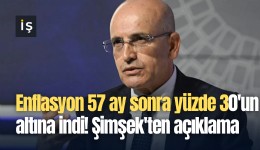 Enflasyon 57 ay sonra yüzde 30'un altına indi! Şimşek'ten açıklama