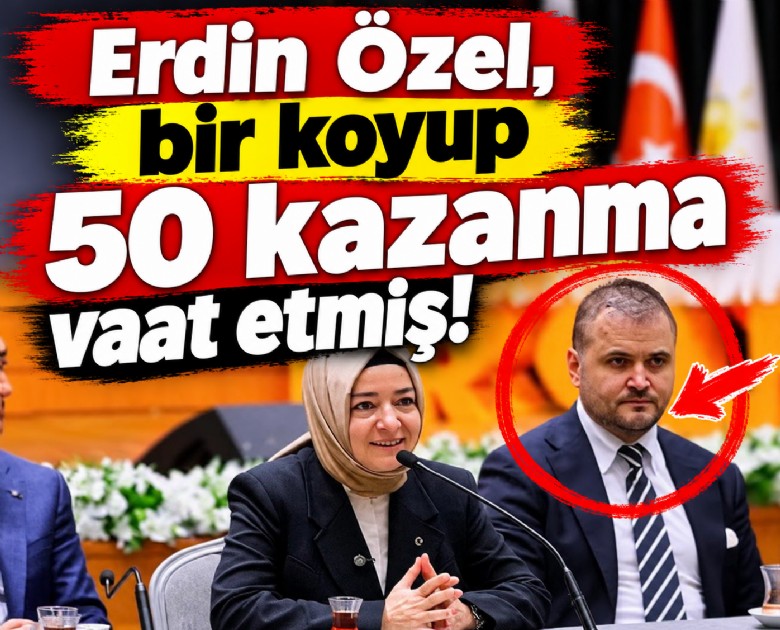 Erdin Özel, bir koyup 50 kazanma vaat etmiş!