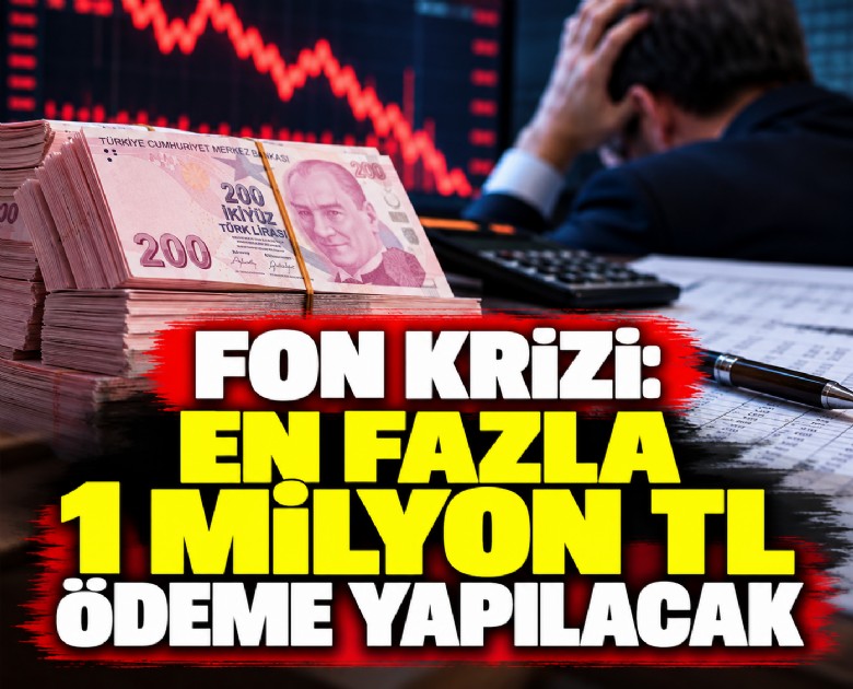 Fon krizi: En fazla 1 milyon TL ödeme yapılacak