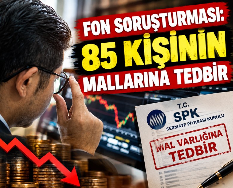 Fon soruşturması: 85 kişinin mallarına tedbir