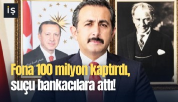 Fona 100 milyon kaptırdı, suçu bankacılara attı!