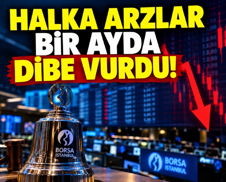 Halka arzlar bir ayda dibe vurdu!