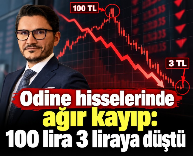 Odine hisselerinde ağır kayıp: 100 lira 3 liraya düştü