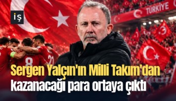 Sergen Yalçın'ın Milli Takım'dan kazanacağı para ortaya çıktı