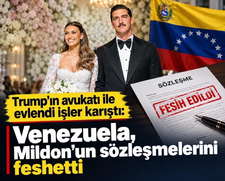 Trump'ın avukatı ile evlendi işler karıştı: Venezuela, Mildon'un sözleşmelerini feshetti