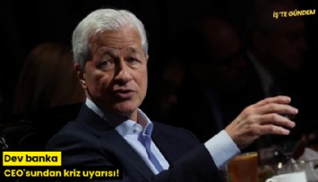 Dev banka CEO'sundan kriz uyarısı!