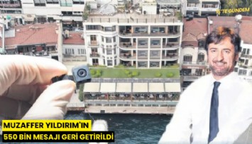 Muzaffer Yıldırım'ın 550 bin mesajı geri getirildi