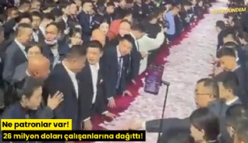 Ne patronlar var! 26 milyon doları çalışanlarına dağıttı!