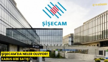 Şişecam'da neler oluyor! Kabus gibi satış!
