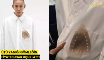 Ütü yanığı gömleğin fiyatı dudak uçuklattı