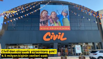 Civil'den alışveriş yapanlara şok! 4.5 milyon kişilerin verileri sızdı