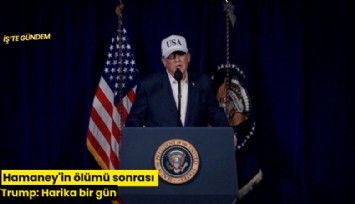 Hamaney'in ölümü sonrası Trump: Harika bir gün