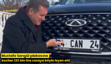 Mustafa Sarıgül plakasına kesilen 120 bin lira cezaya böyle isyan etti
