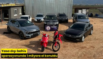 Yasa dışı bahis operasyonunda 1 milyara el konuldu